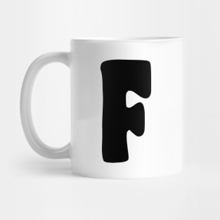 Letter F Mug